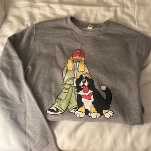 girl in red tour sweatshirt !!